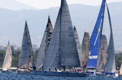 Esimit Europa 2 at the start in Palermo, Italy